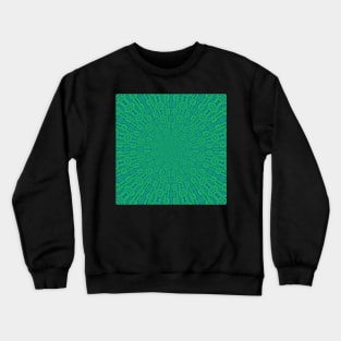 Psychedelic Dreams Amazing Aquamarine Green Pattern Crewneck Sweatshirt